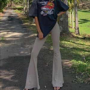 Princess Polly Rita Roberts Flares in BEIGE